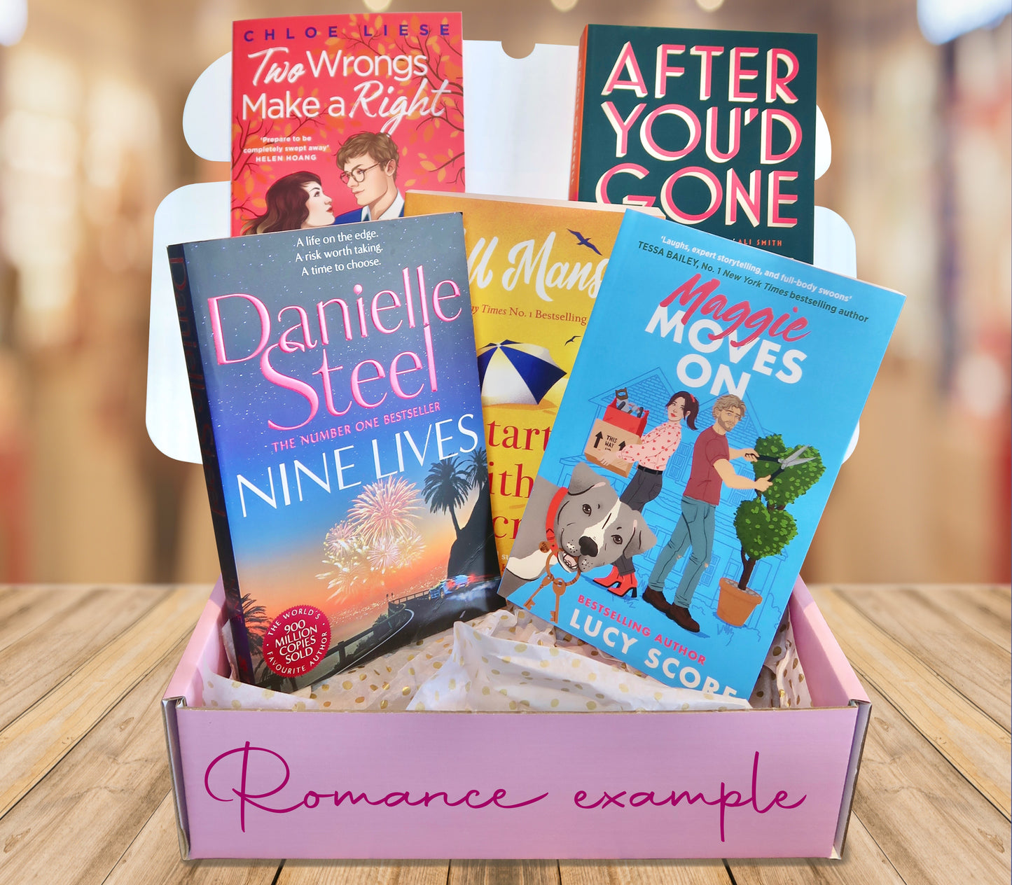 Romance book bundle box