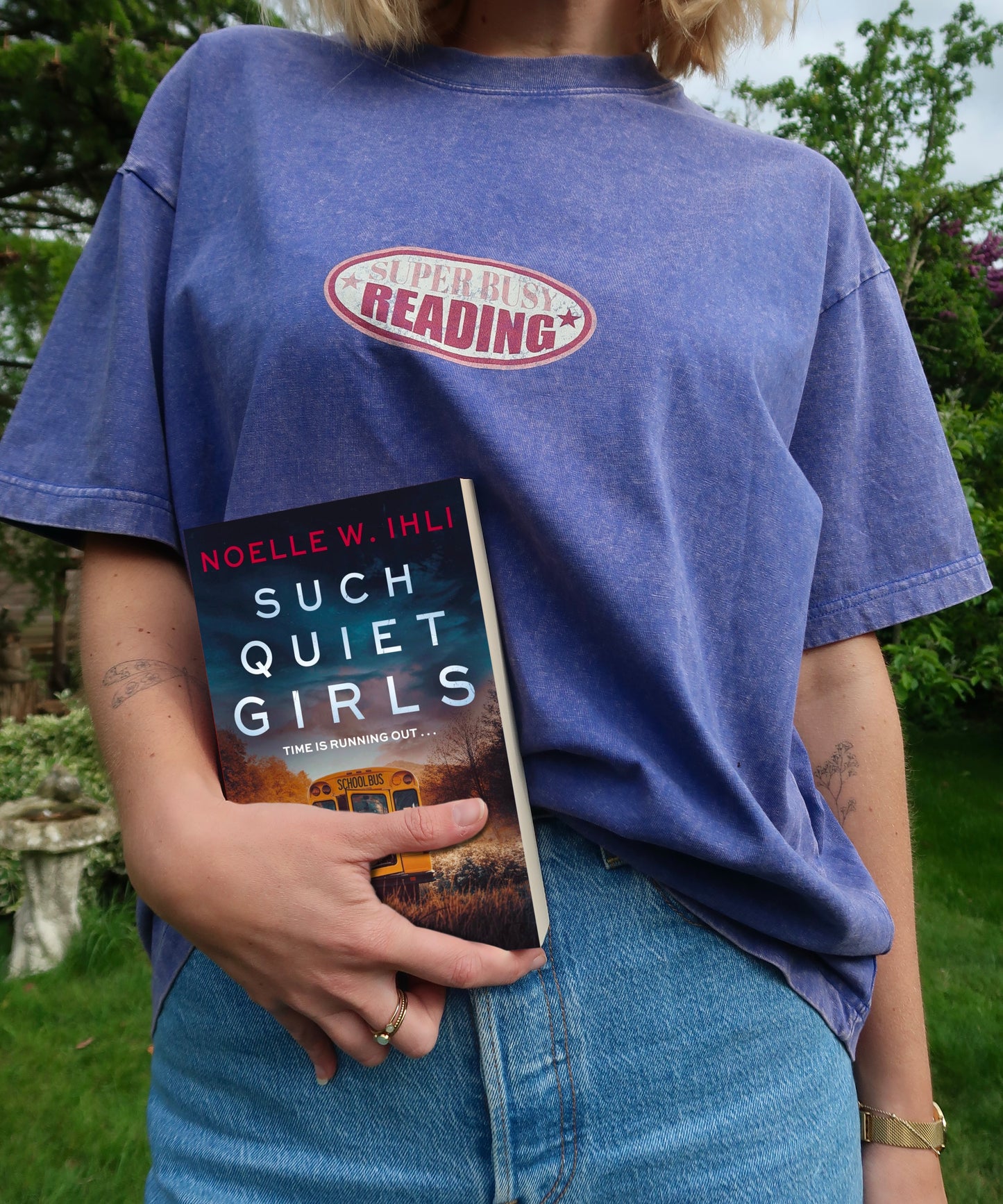 Oversized Bookish Graphic Tee