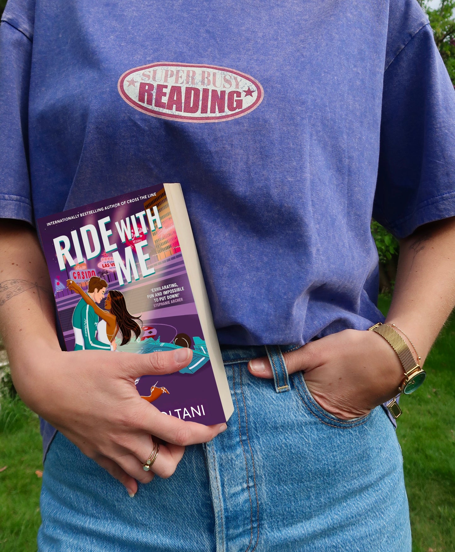Oversized Bookish Graphic Tee