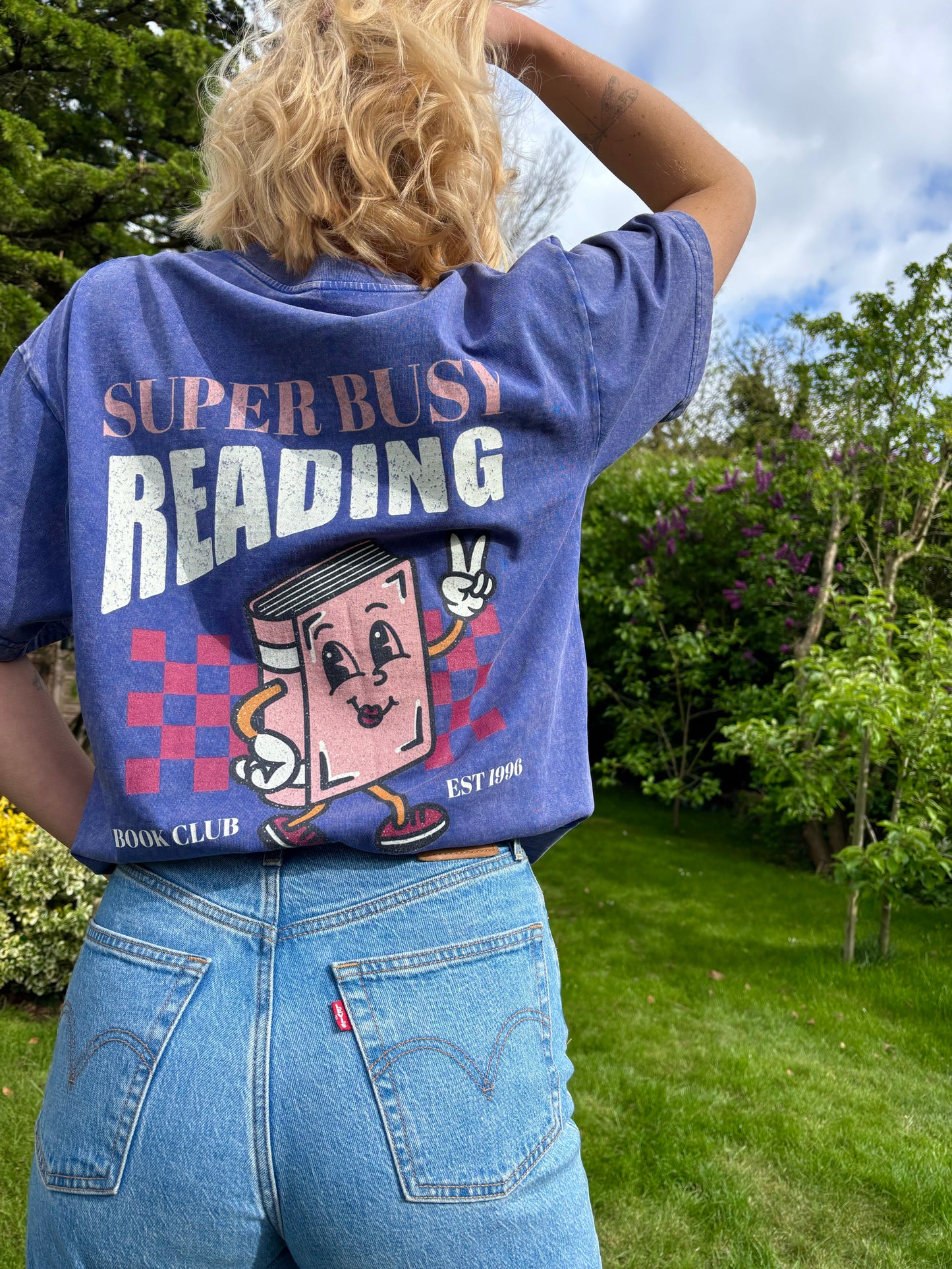 Oversized Bookish Graphic Tee