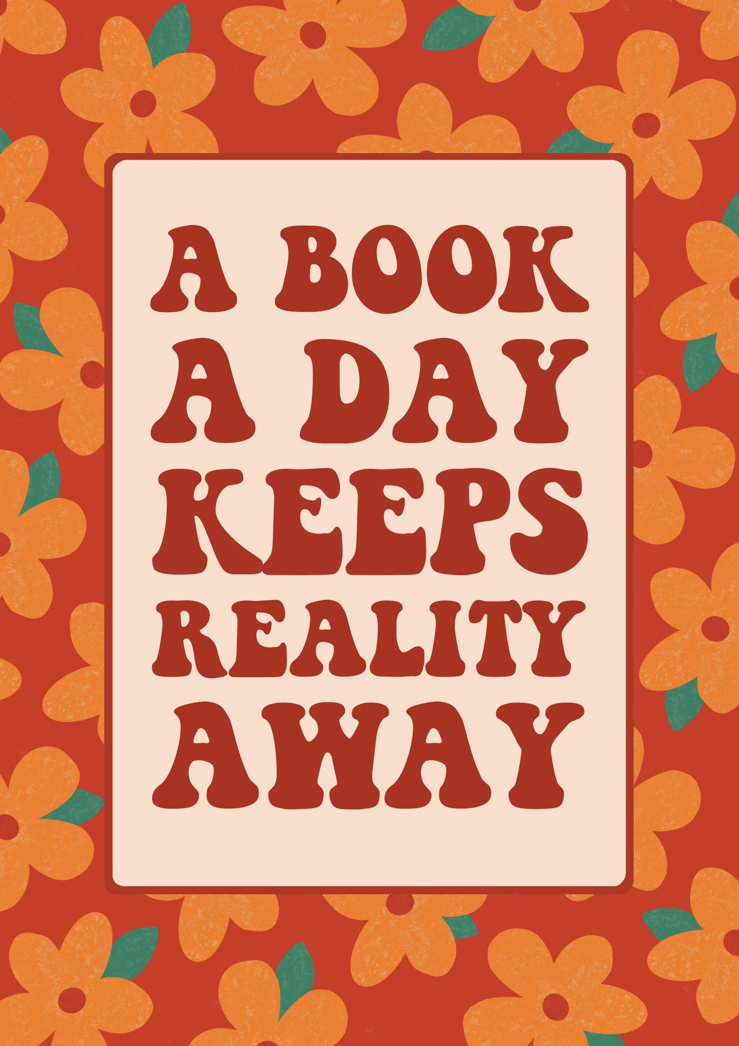 Bookish Quote Print | Bookshelf Decor | Gift for Book Lover | Presents for Readers