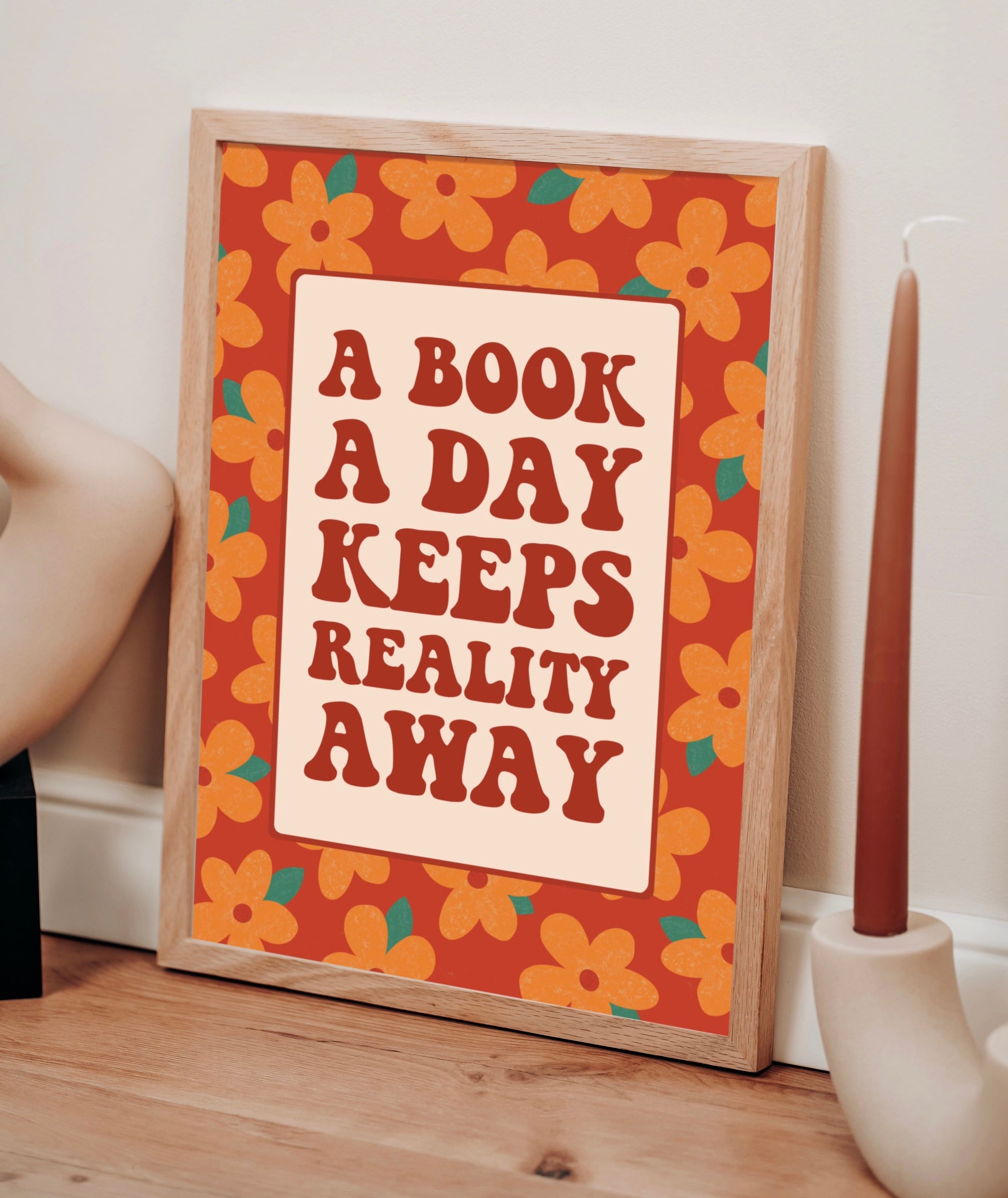 a book a day keeps reality away