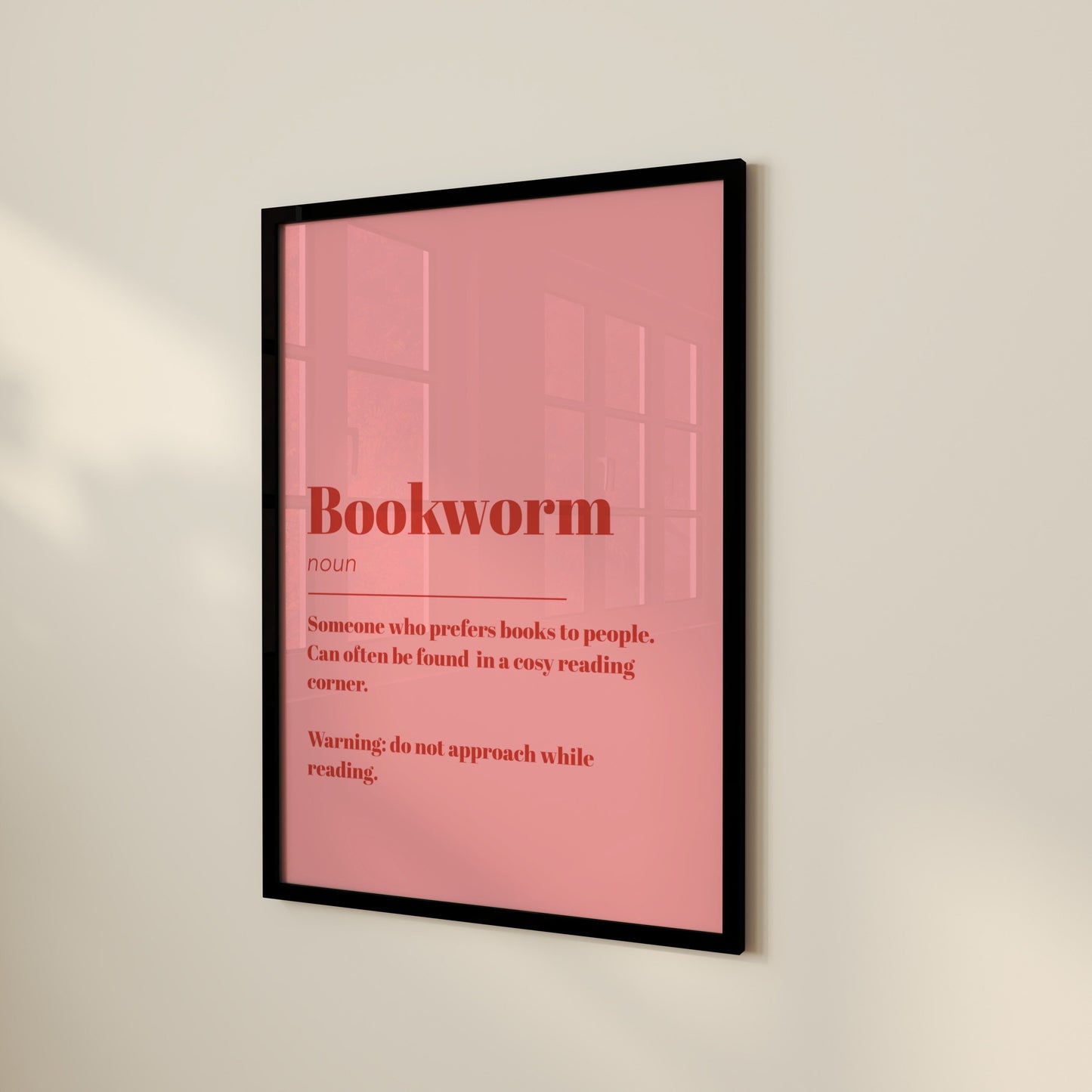Bookworm Definition Print | Gift for Book Lover | Book Print | Bookish Gifts | Gift for Her | Office Print