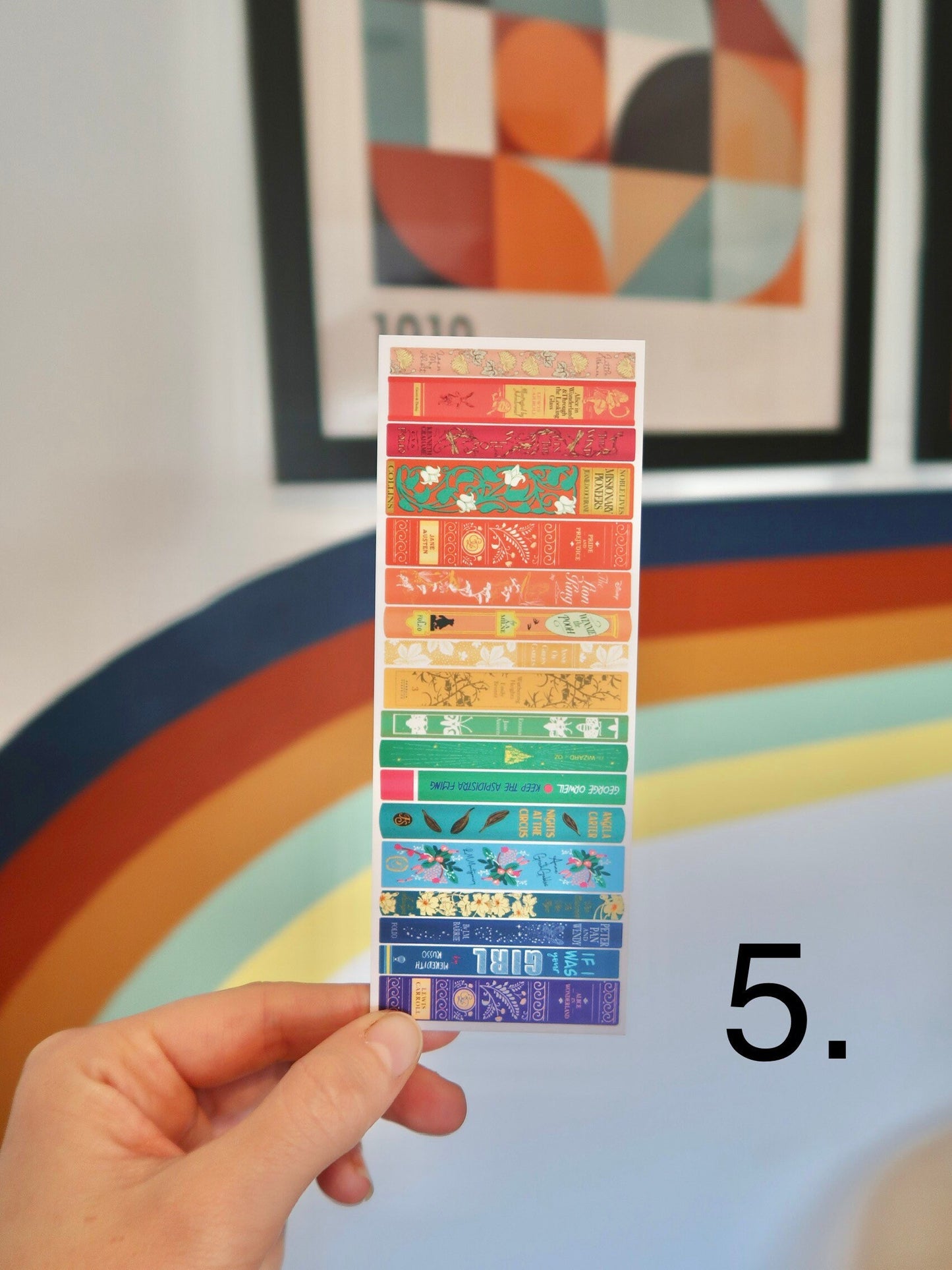 Bookspine bookmark