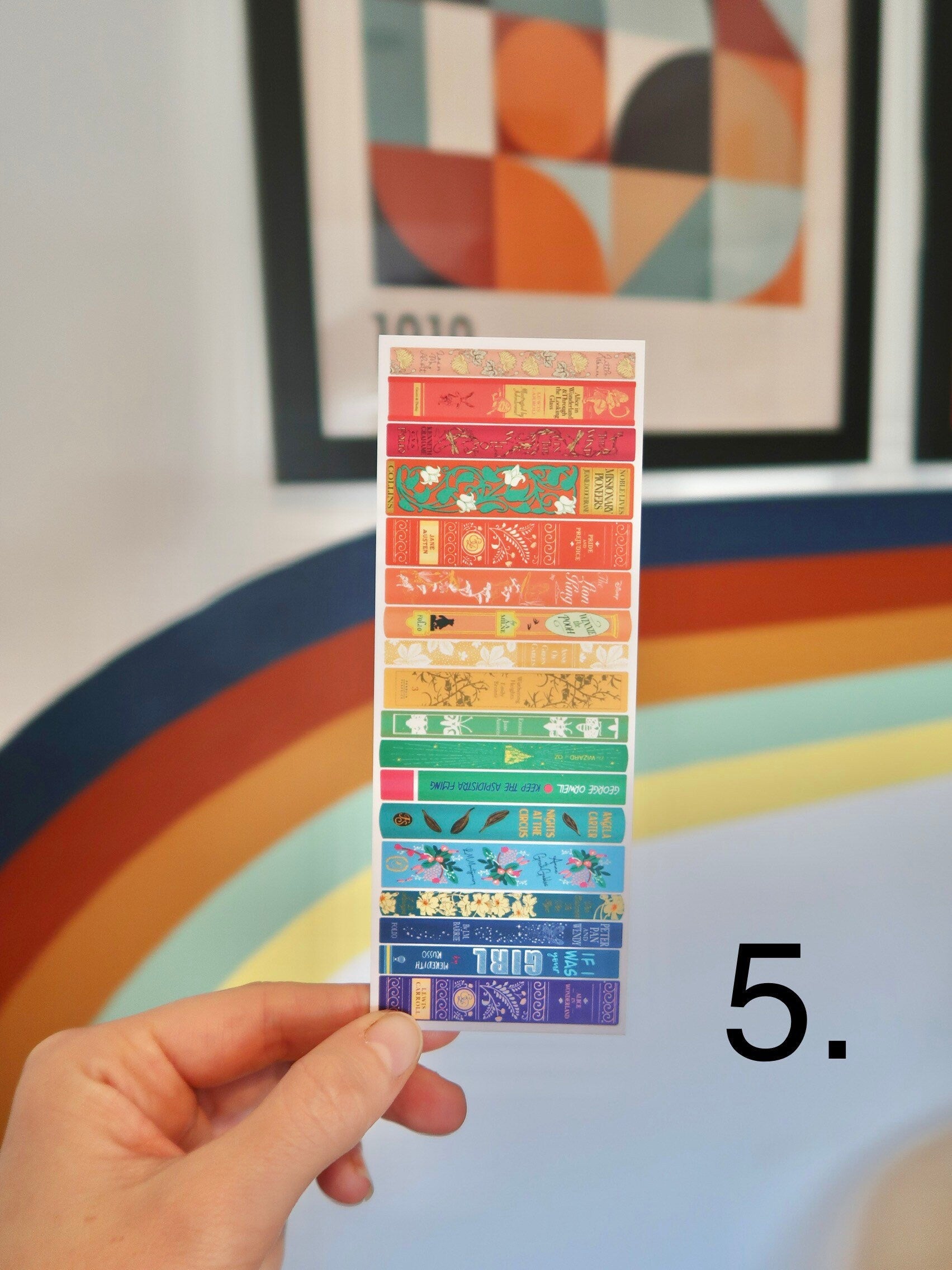 Bookspine bookmark