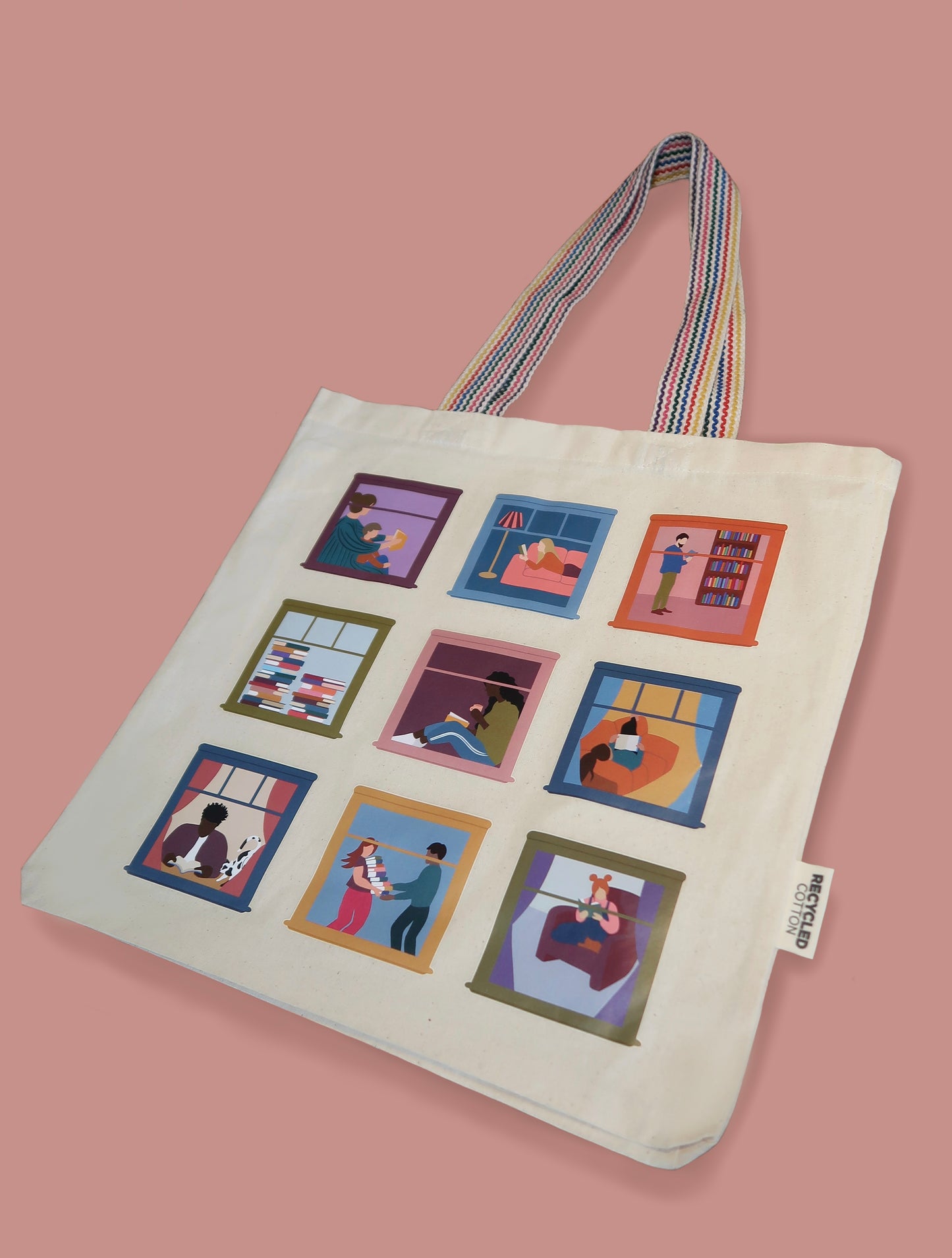 Tote bag for bookworms