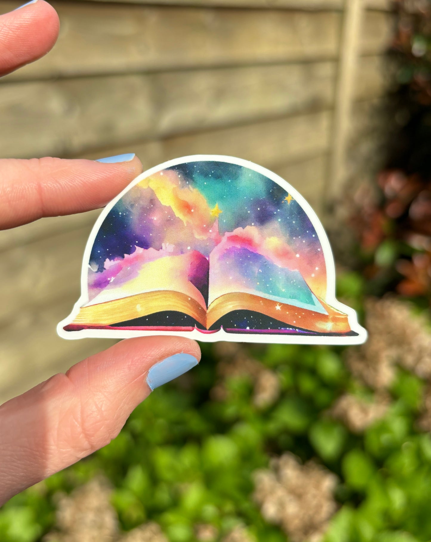 Celestial Book Vinyl Sticker | Bookish Kindle Stickers