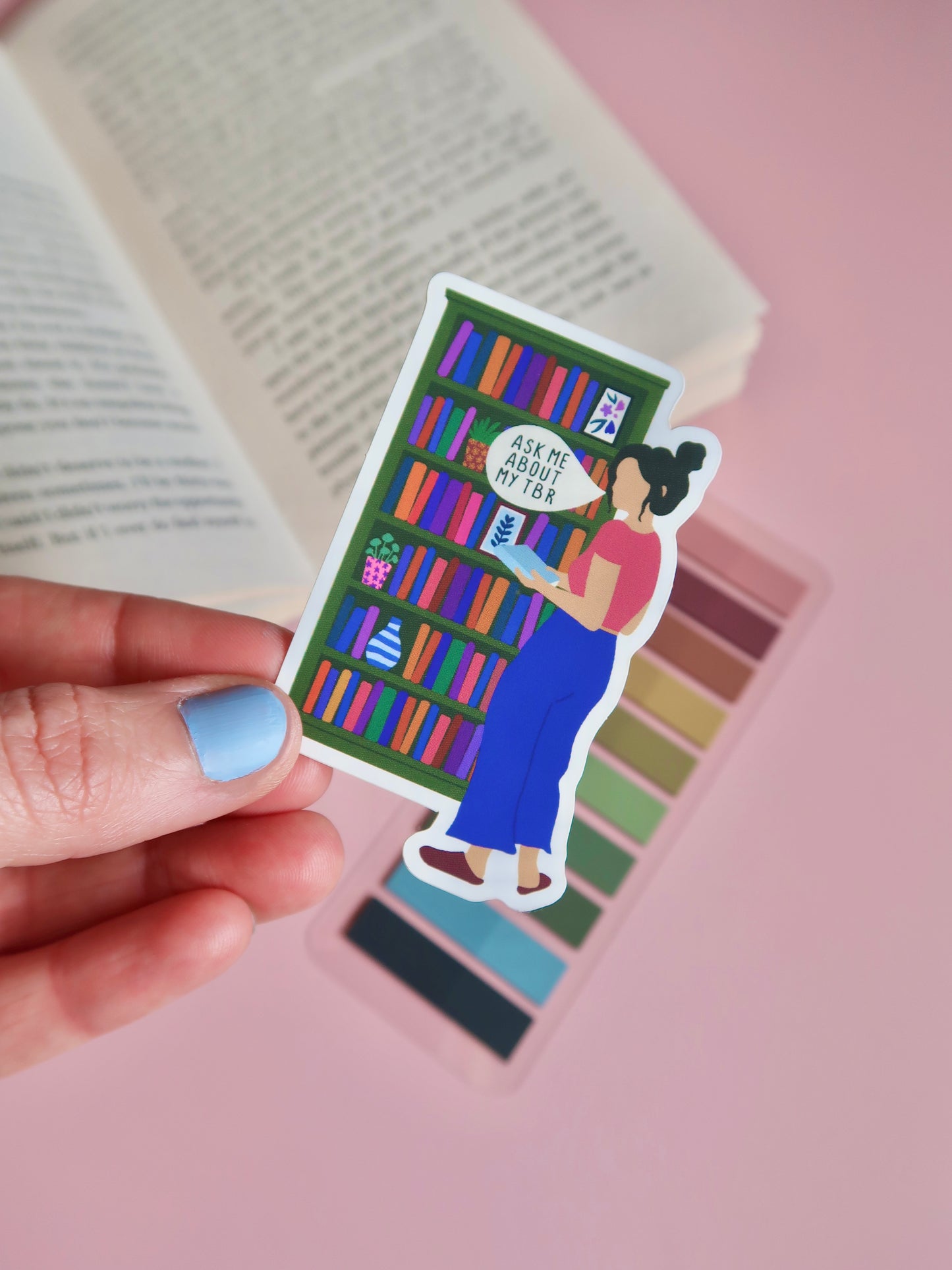 TBR Vinyl Sticker | Bookish Kindle Sticker