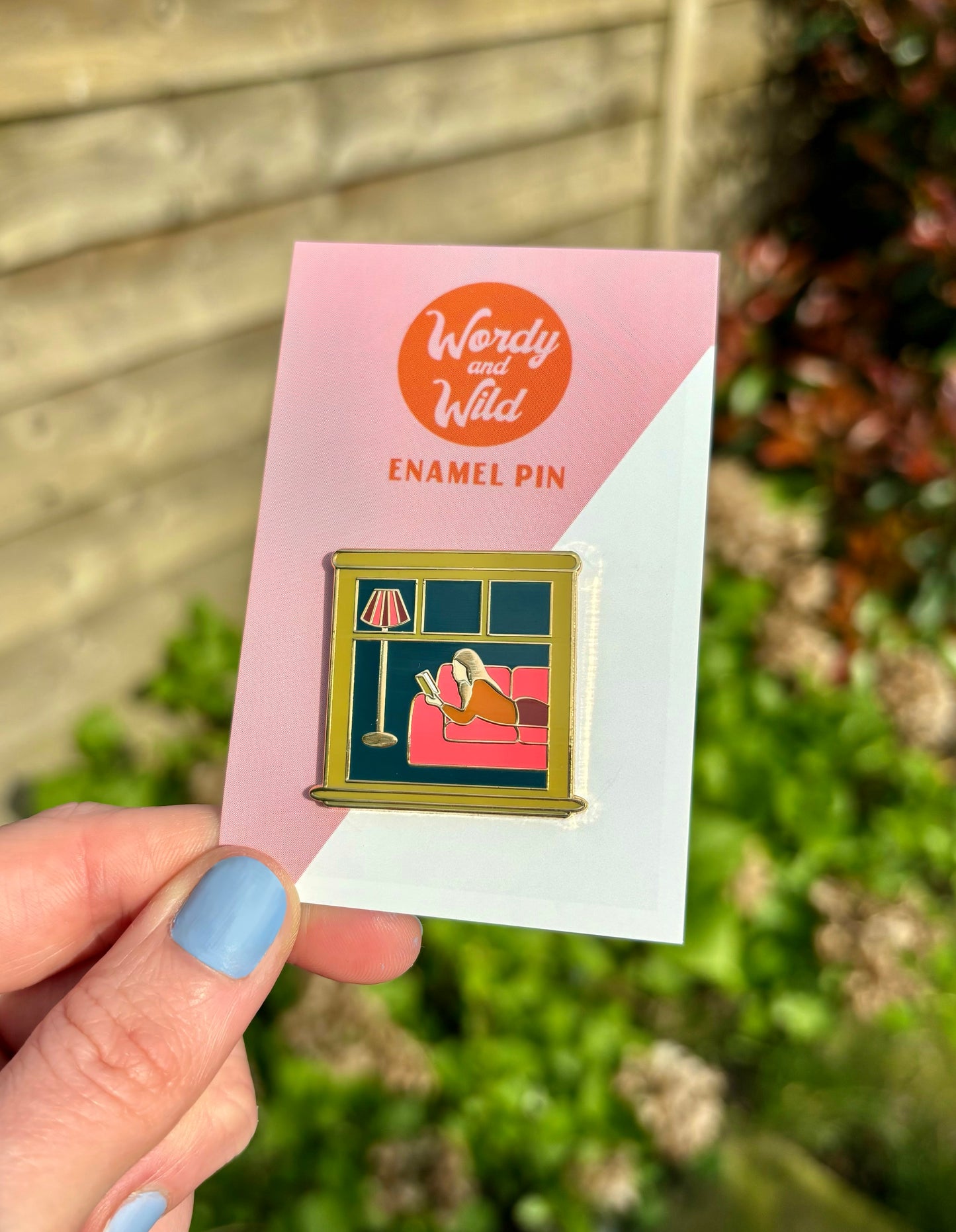 Reading Window Enamel Pin | Bookish Hard Enamel Pin