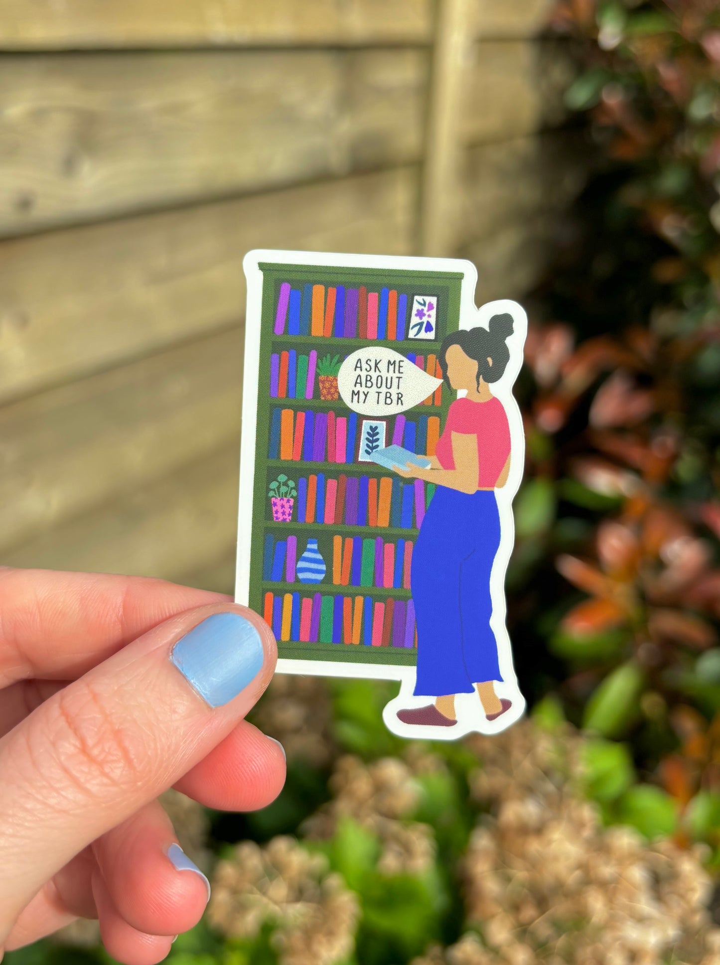 TBR Vinyl Sticker | Bookish Kindle Sticker