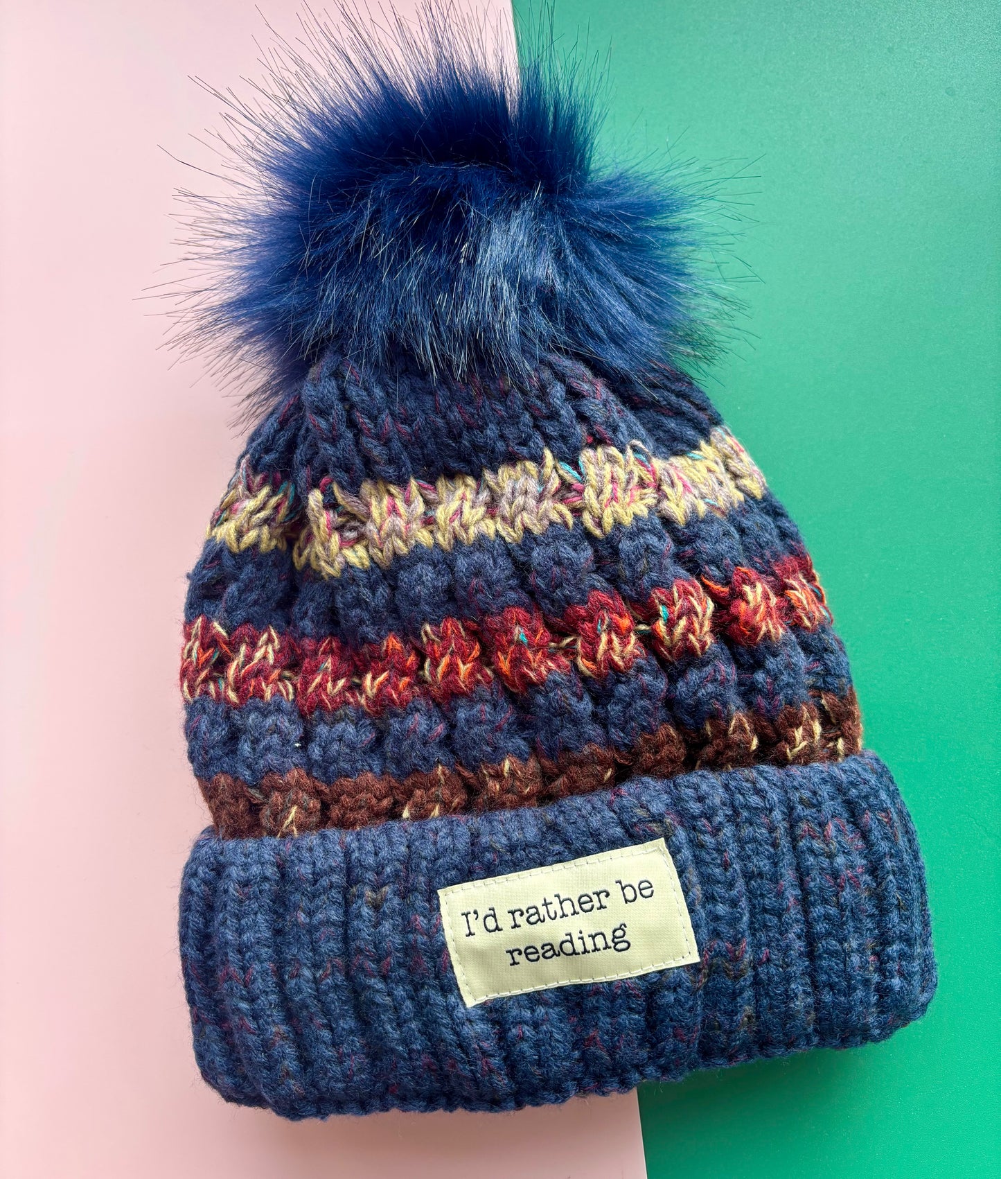 Bookish Bobble Hat | I’d Rather Be Reading