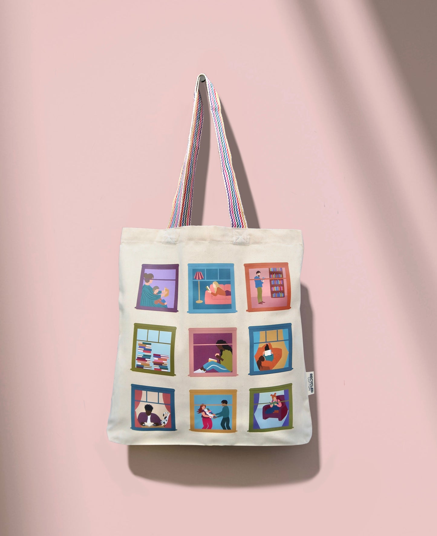 Book tote bag