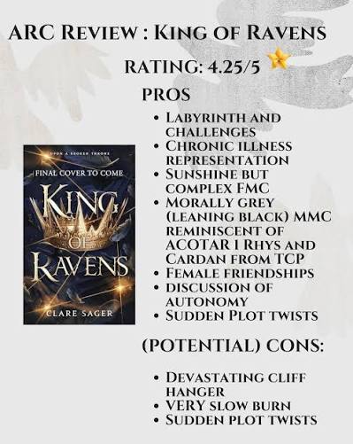 King of ravens - Clare Sager