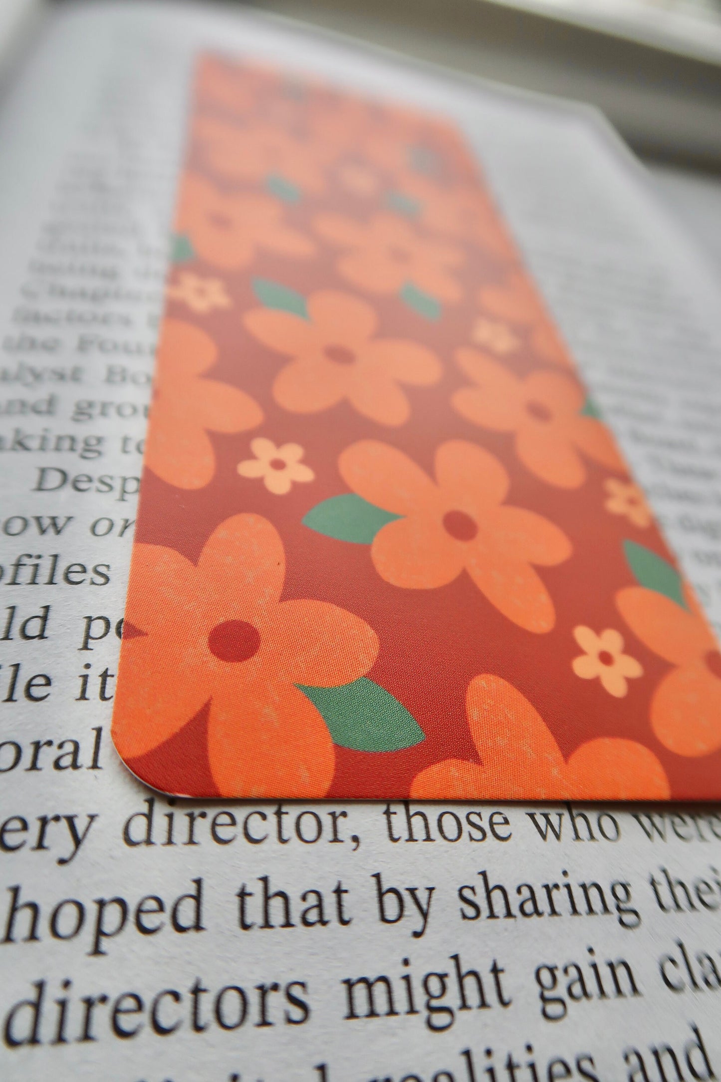 Retro Bookmarks | Double Sided | Floral Bookmark | Gifts for Booklovers Bookworm | Bookmarks for Women | Mothers Day Gift