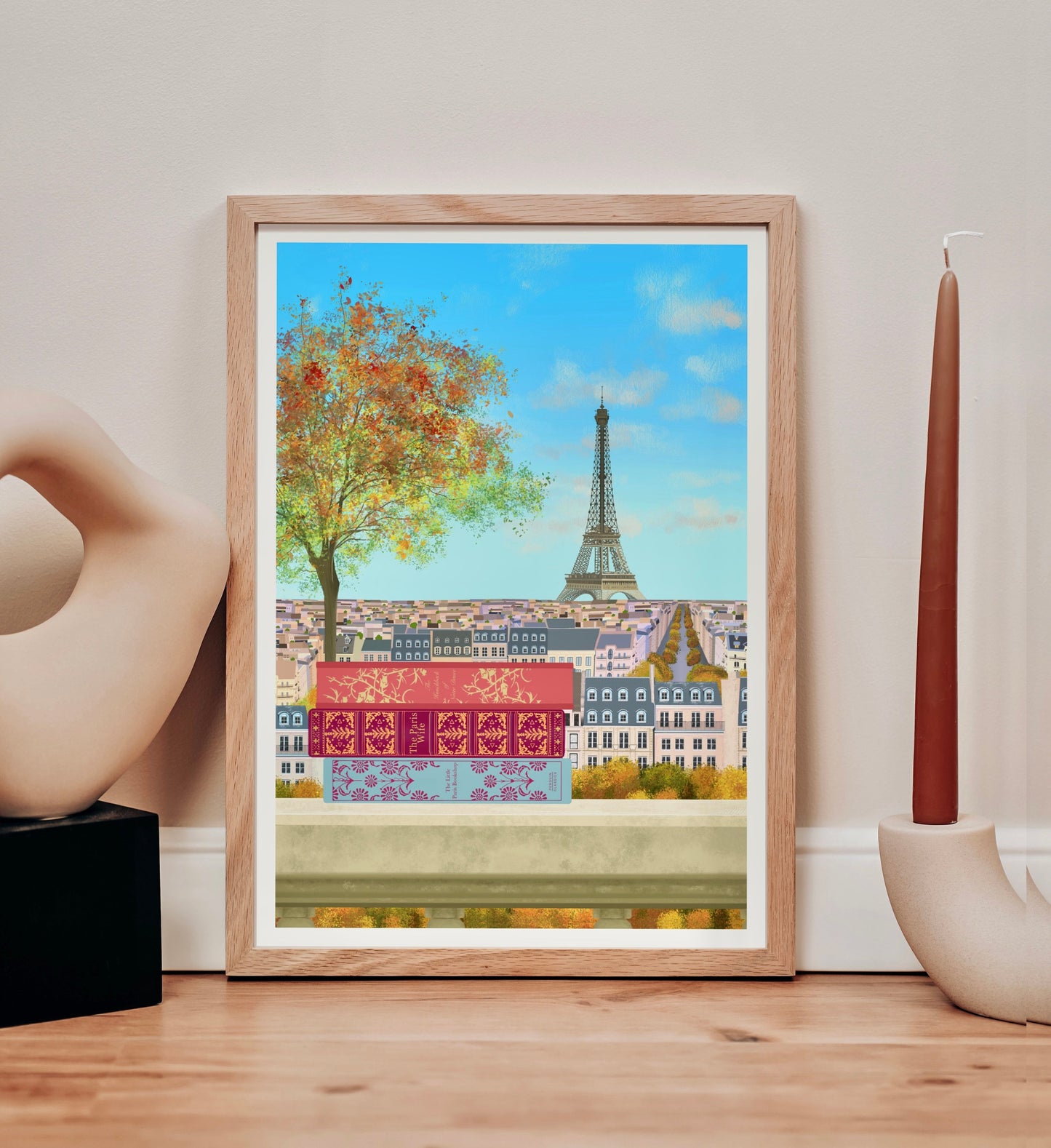 Paris Travel Print | Eiffel Tower Print | Paris Art Print | Parisian Poster | Paris Gift | Travel Gift | Paris in Autumn