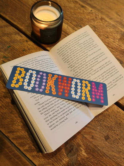 Bookworm Bookmark | Bookmark for Her | Floral Bookmark | Bookish Gifts | Book Lover Gift | Mother’s Day Mum Gift