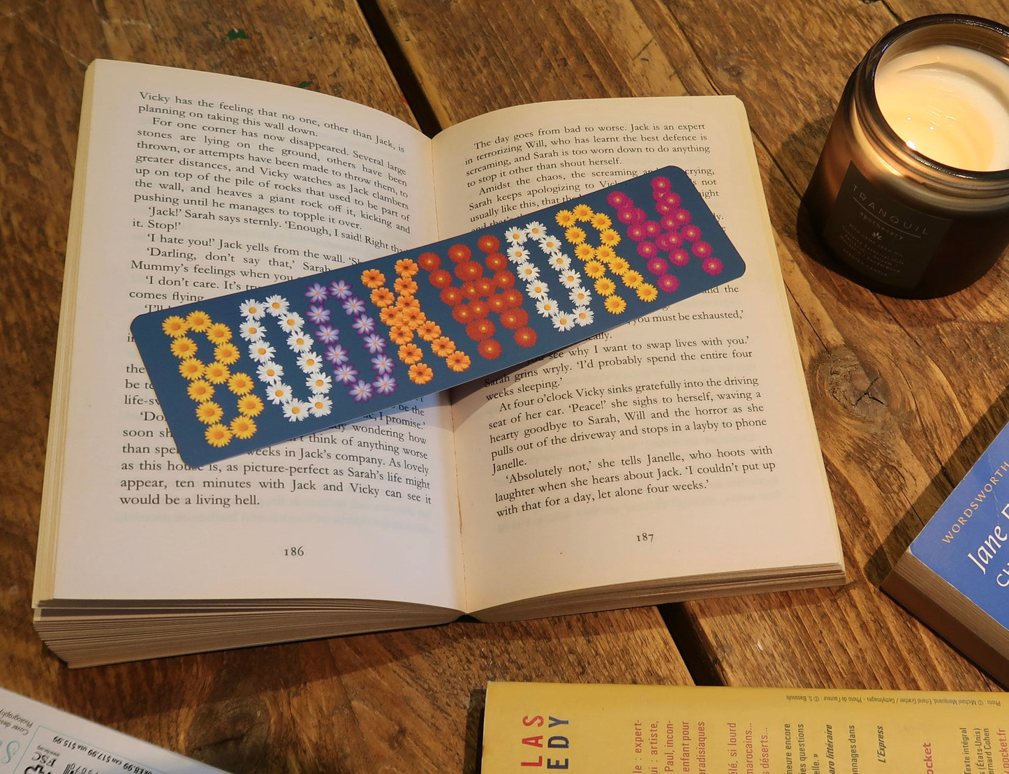 Bookworm Bookmark | Bookmark for Her | Floral Bookmark | Bookish Gifts | Book Lover Gift | Mother’s Day Mum Gift