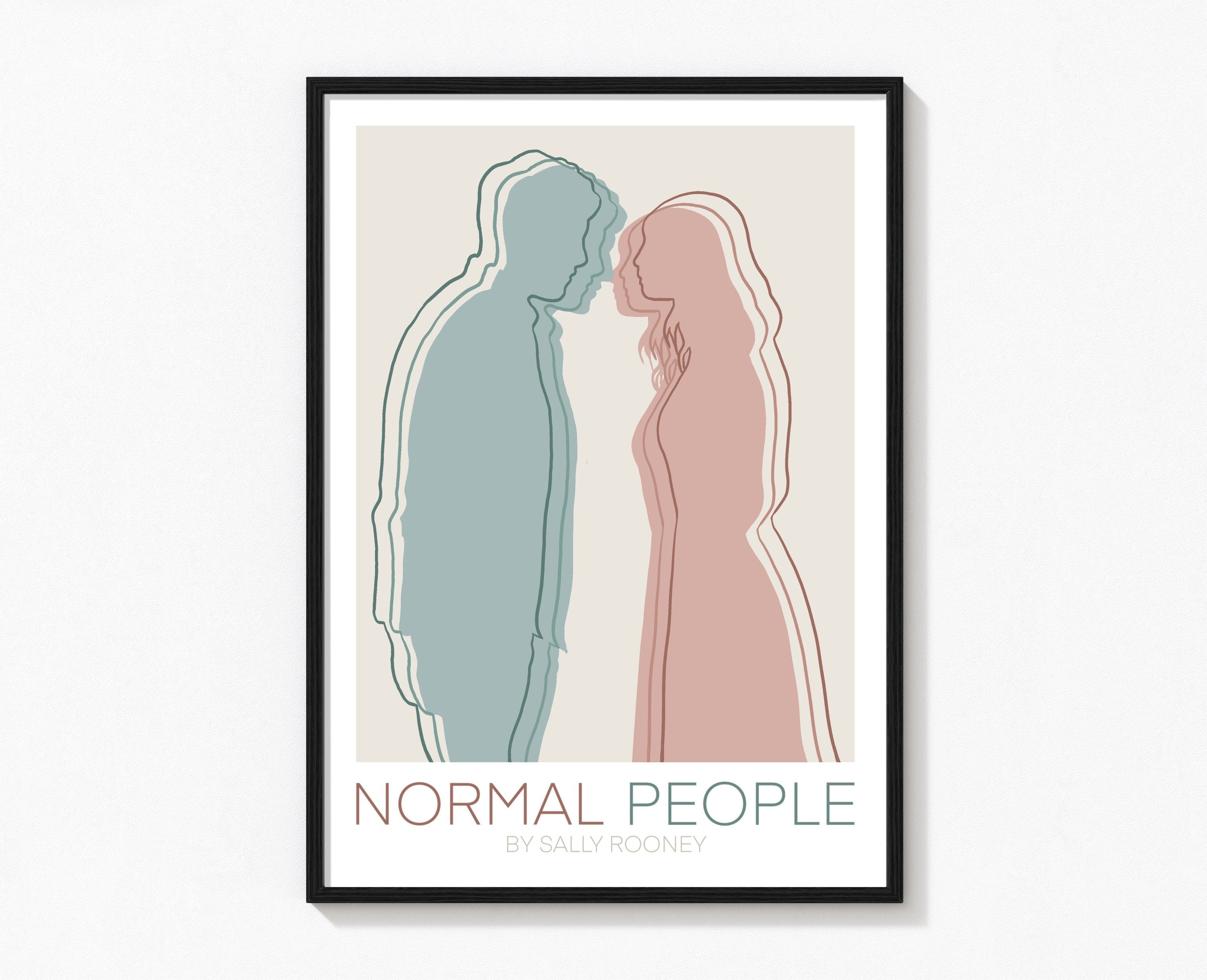 Normal People Art Print | Normal People Poster | Bookish Gifts | Gift ...