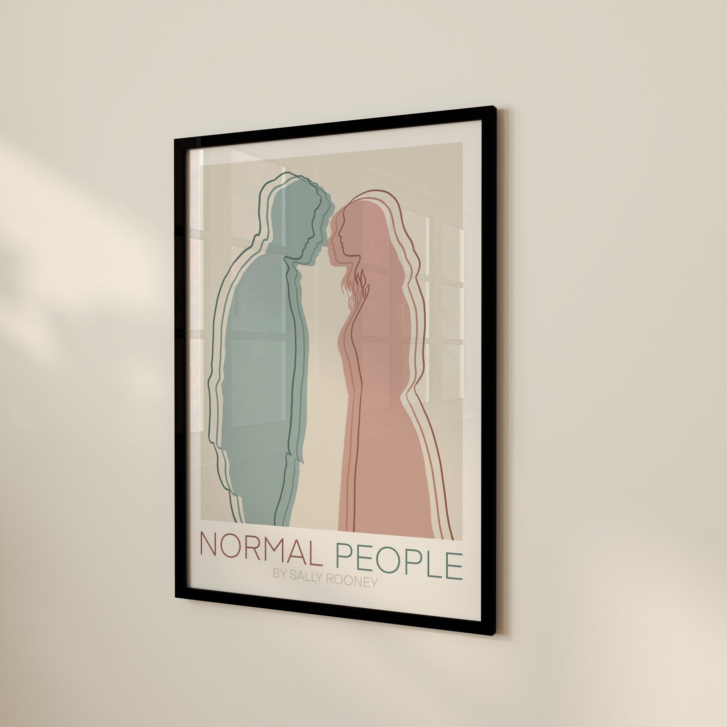 Normal People Art Print | Normal People Poster | Bookish Gifts | Gift for Bookworm | Gift for Book Lover